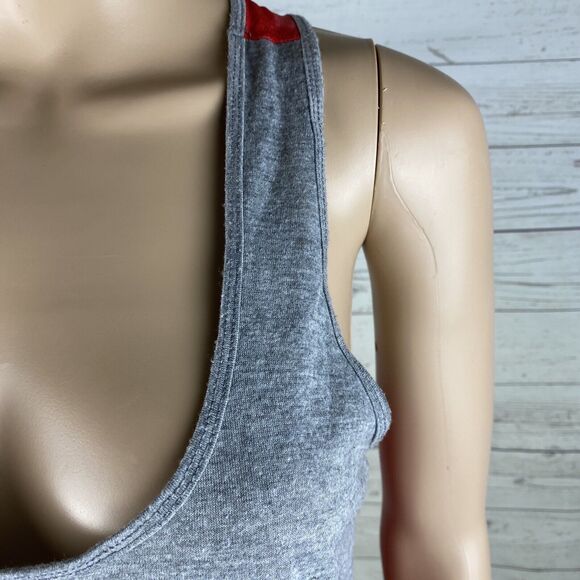 Gypsy 05 Hollywood Tank Top Gray Pink Tie Dye Semi-Sheer Silk Back - Picture 4 of 12